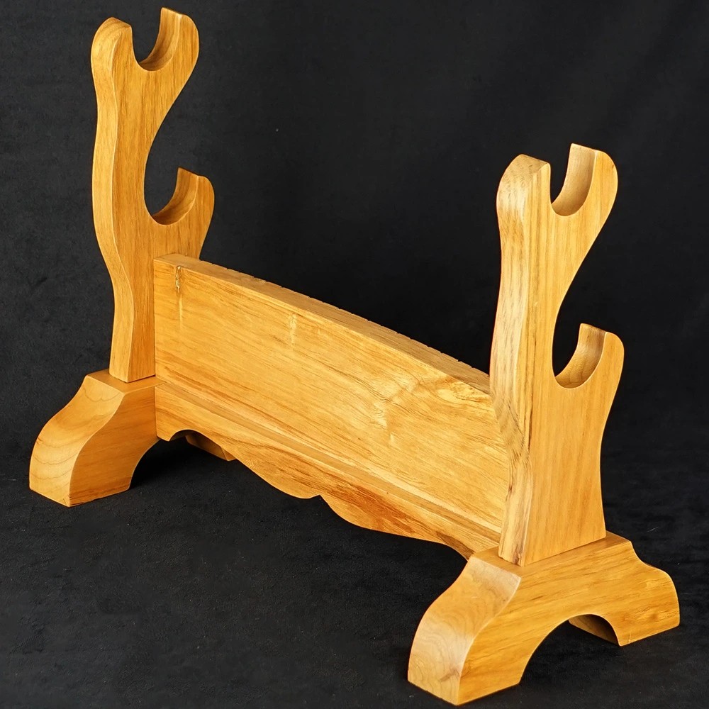 foto Kawashima Zdoben� stojan na 2 katany s motivem draka